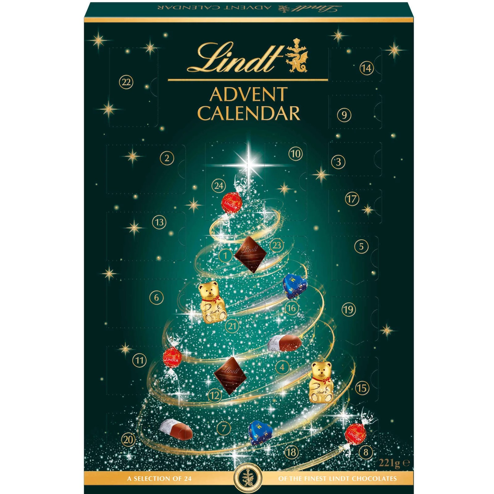 Calendário do Advento de Chocolate Lindt